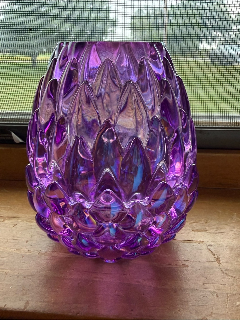 Purple Dragon Egg Fairy Lamp, Olsen design